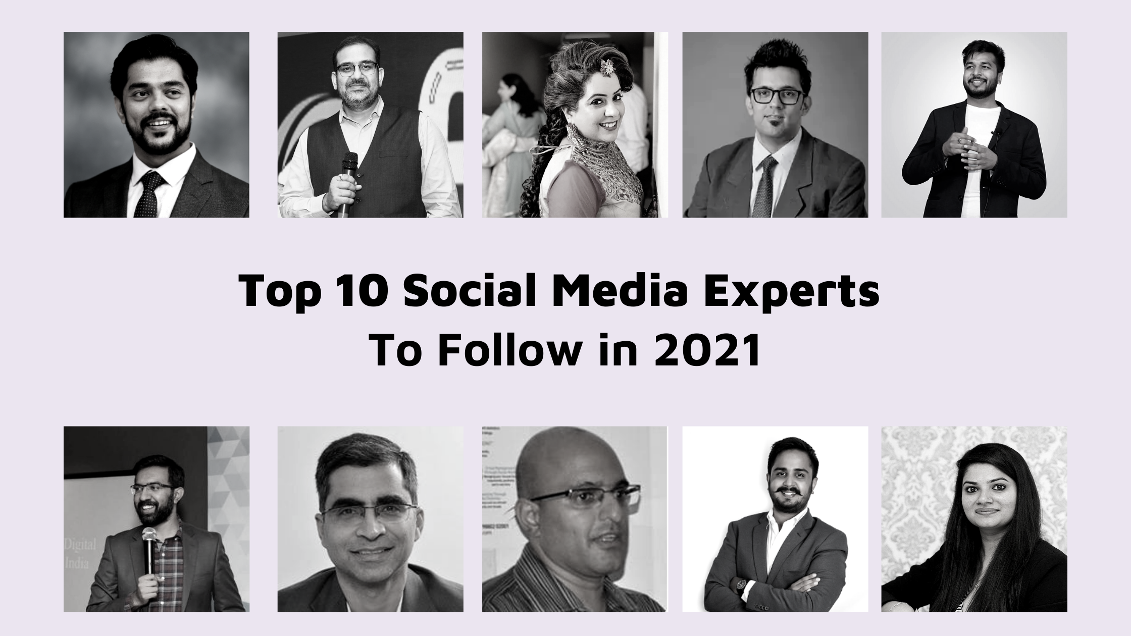 Top 10 Social Media experts to Follow in 2021